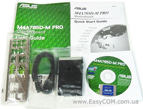Обзор материнской платы ASUS M4A785D-M PRO